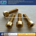 Zinc-plating steel assembling bolt for bicycle